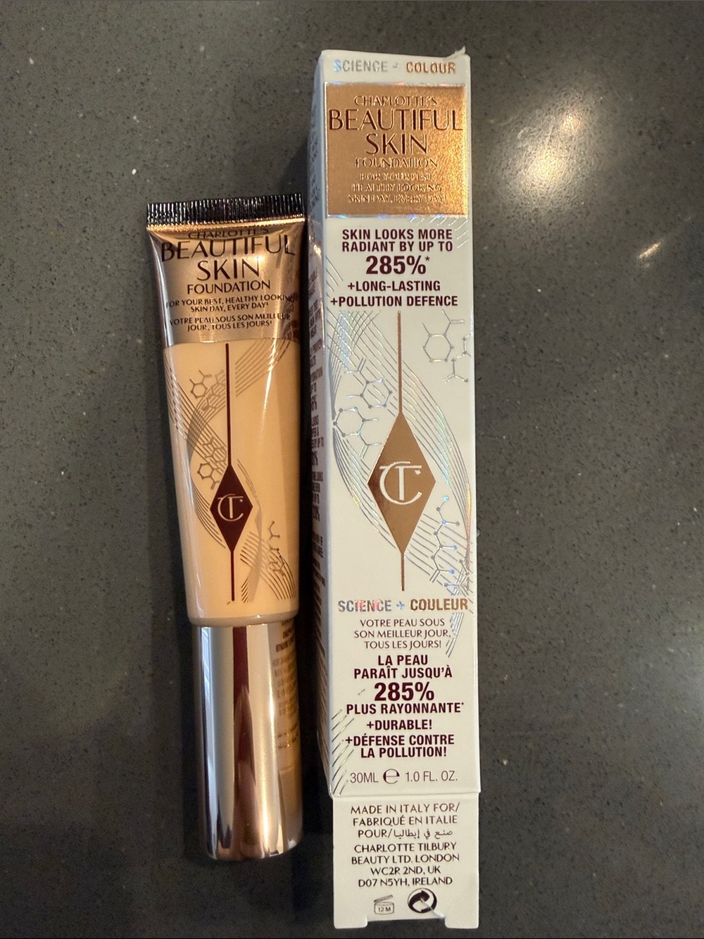 2N Charlotte Tilbury Beautiful Skin Foundation. New in box